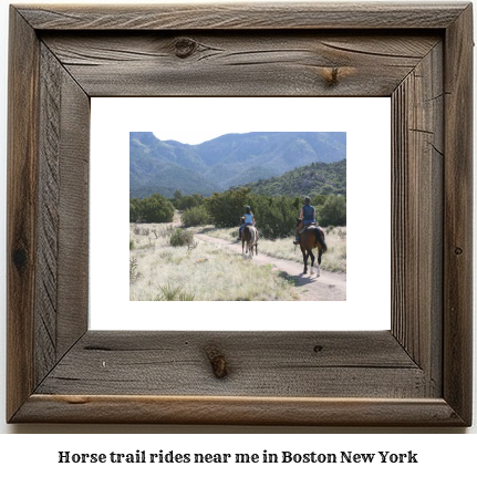 horse trail rides near me in Boston, New York